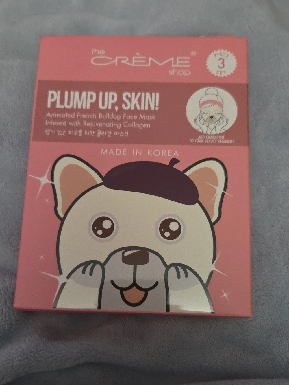 The Crème Shop Plump Up, Skin! Rejuvenating Face Mask – Pink NWOT